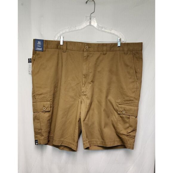 Roundtree Casual Big Man Cargo 10" Short Brown Size 50W NWT - Picture 2 of 6